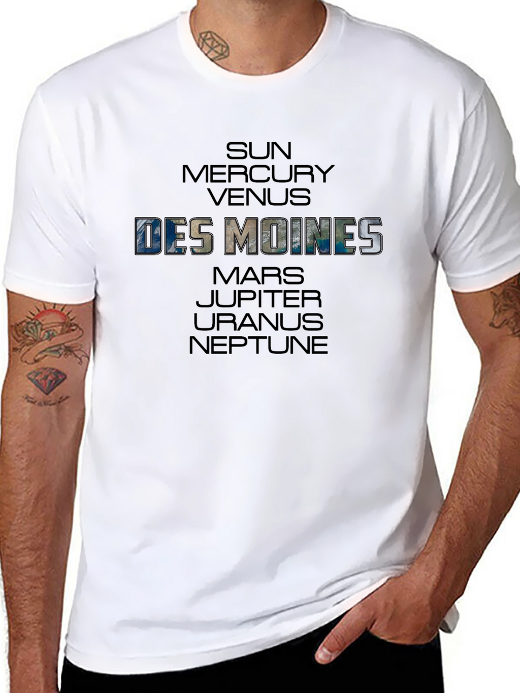 Des Moines Planets Graphic Tee