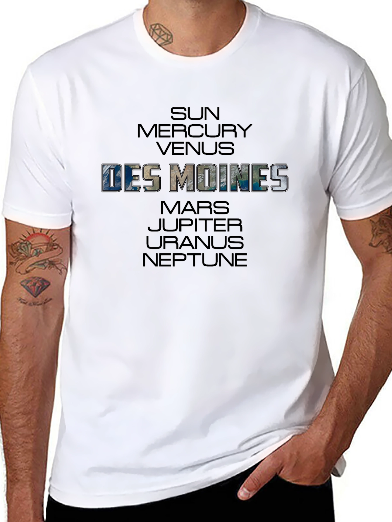 Des Moines Planets Graphic Tee
