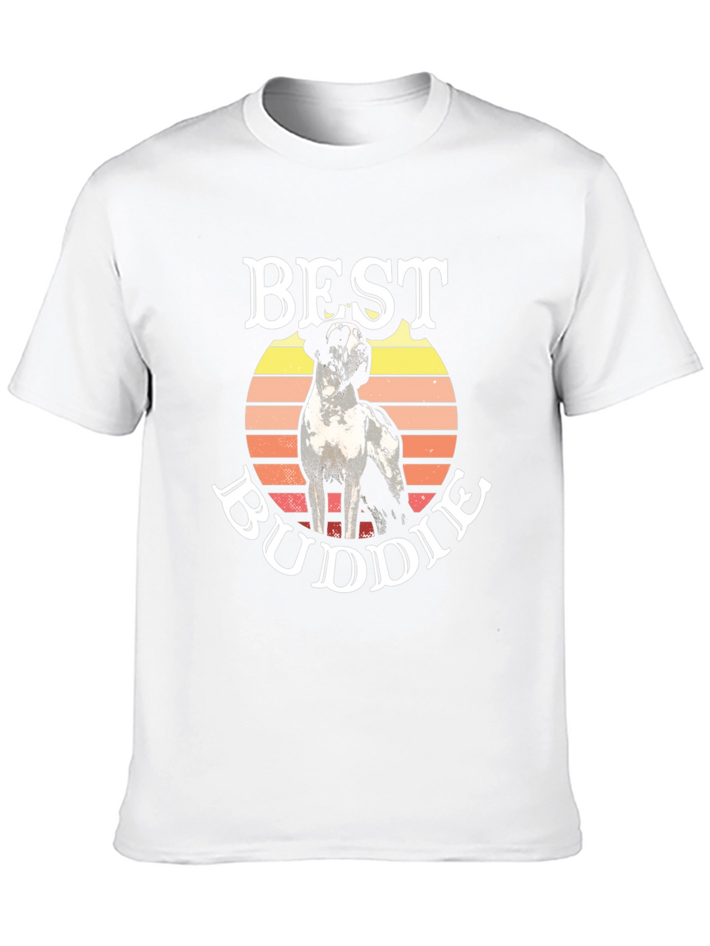 Best Buddie Dog Graphic T-Shirt