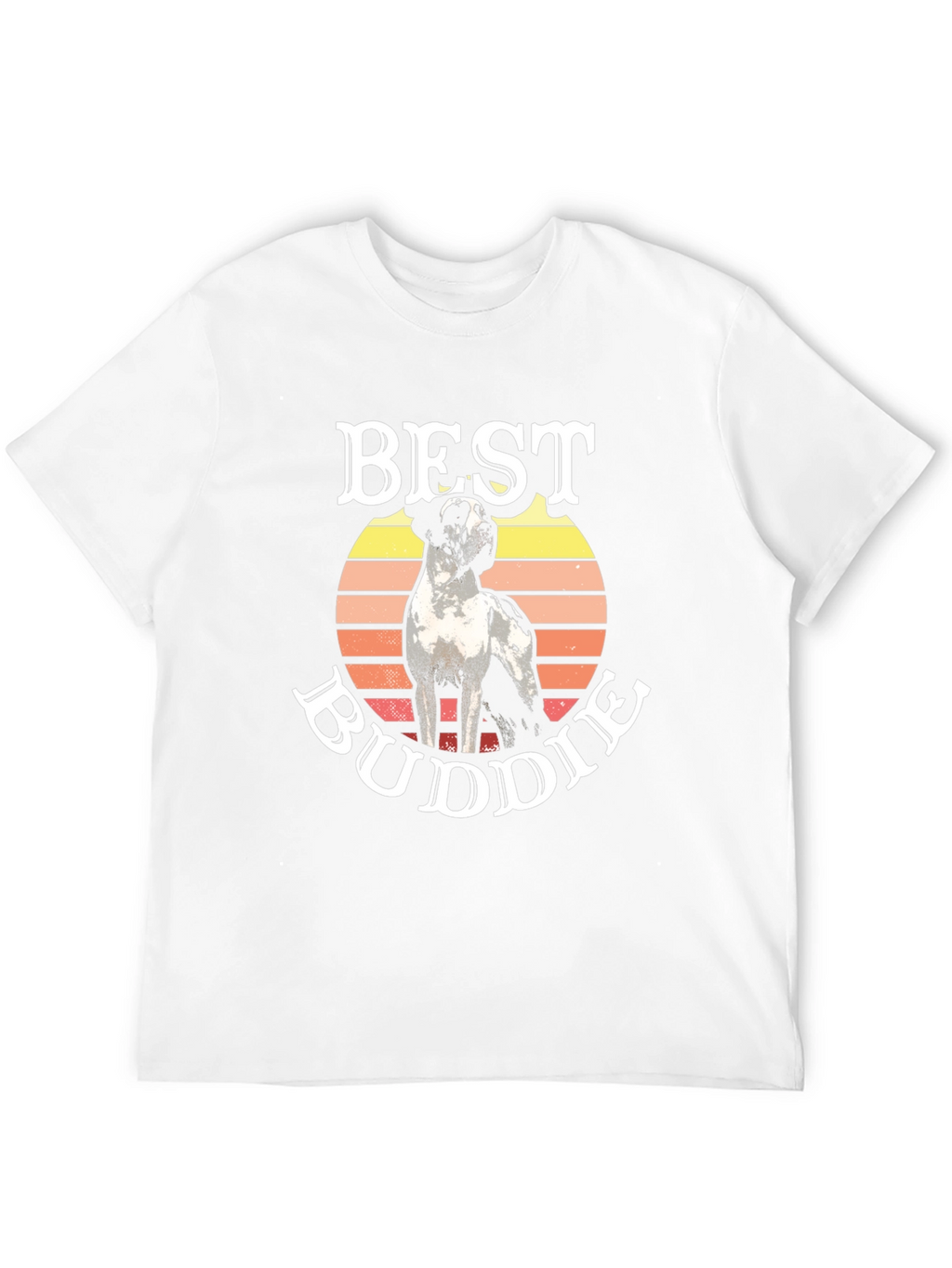 Best Buddie Dog Graphic T-Shirt