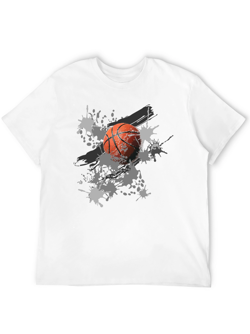 Basketball Splash Graphic T-Shirt