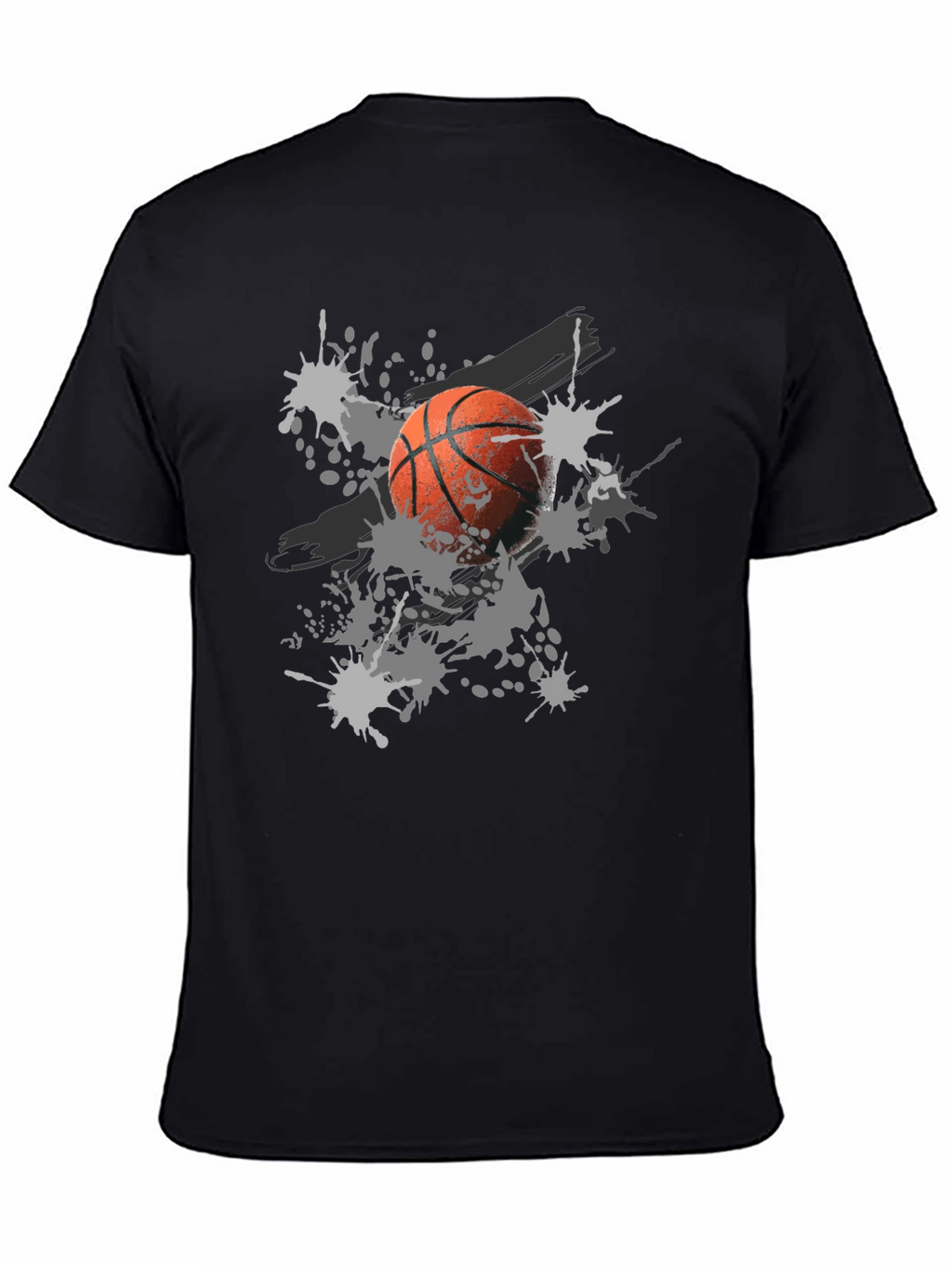 Basketball Splash Graphic T-Shirt
