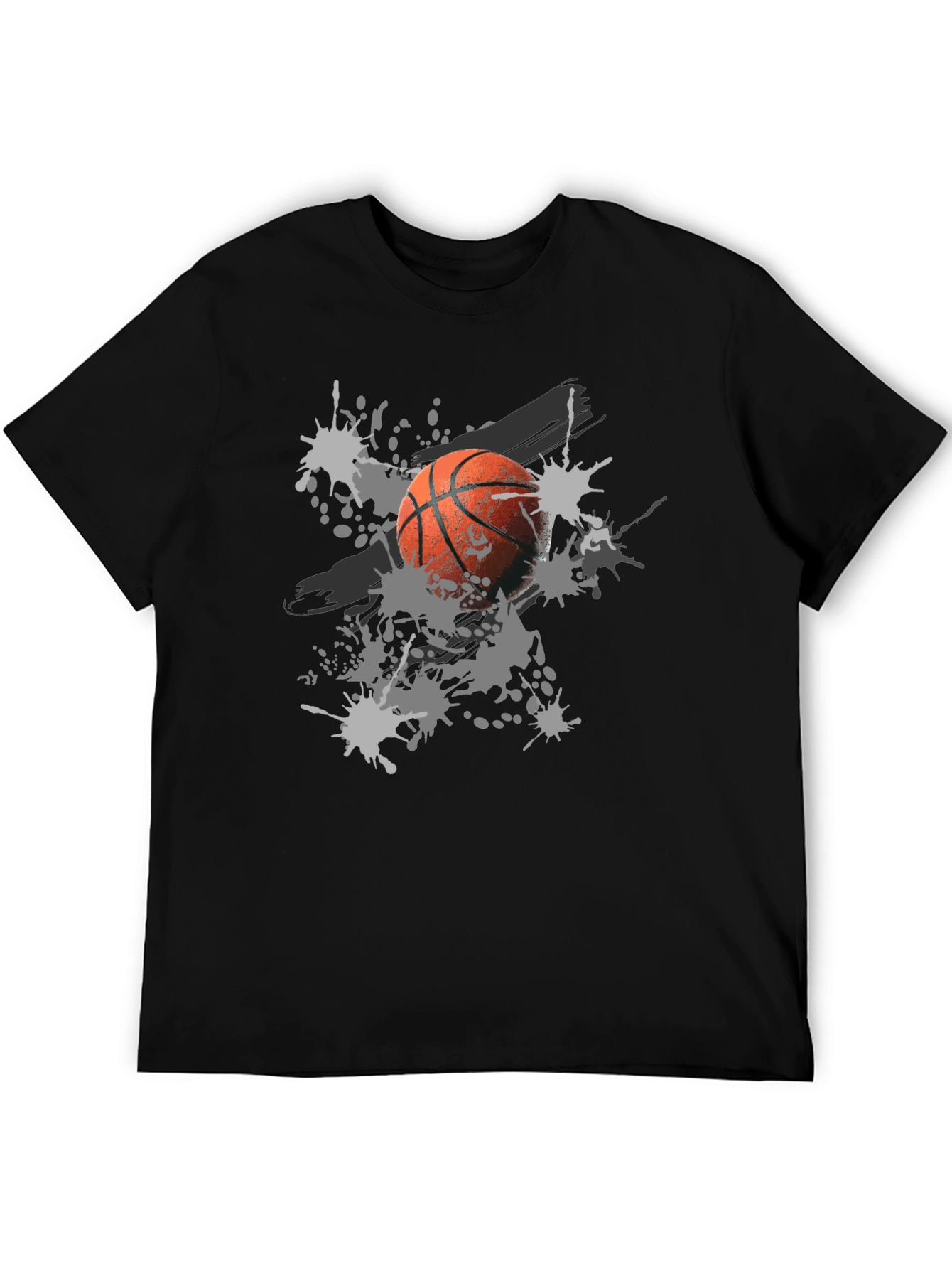 Basketball Splash Graphic T-Shirt