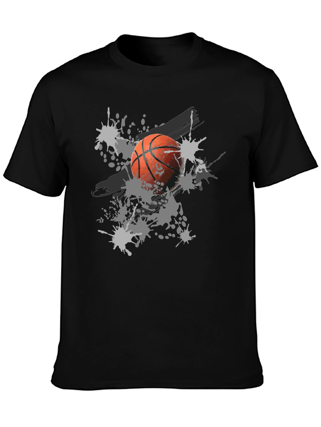 Basketball Splash Graphic T-Shirt