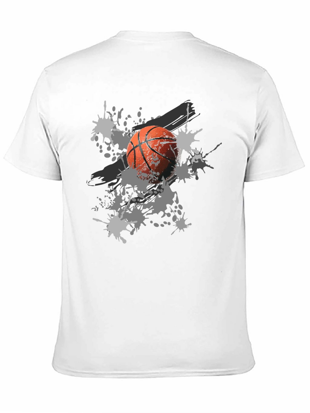 Basketball Splash Graphic T-Shirt
