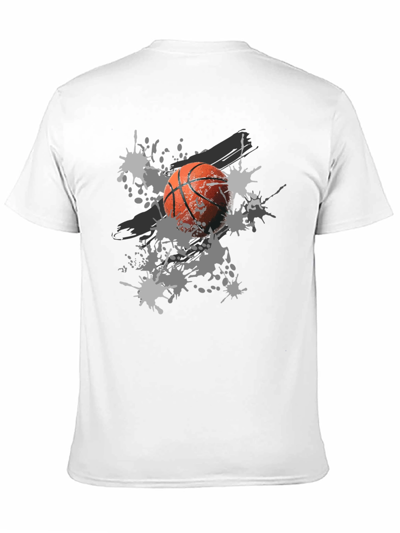 Basketball Splash Graphic T-Shirt