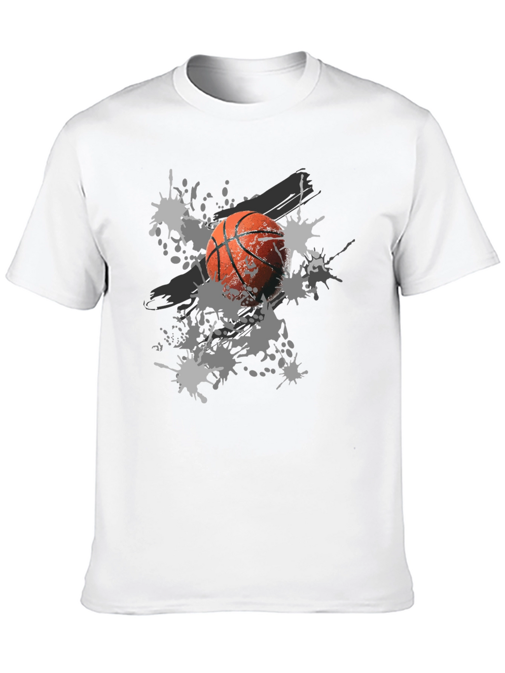 Basketball Splash Graphic T-Shirt