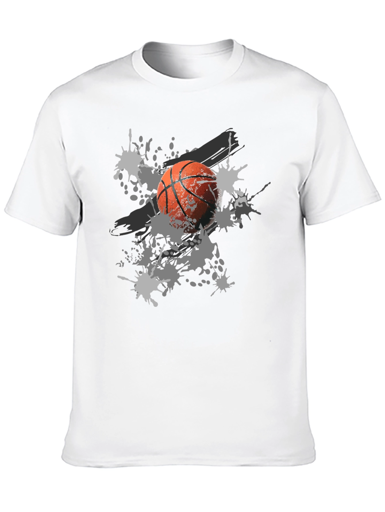 Basketball Splash Graphic T-Shirt