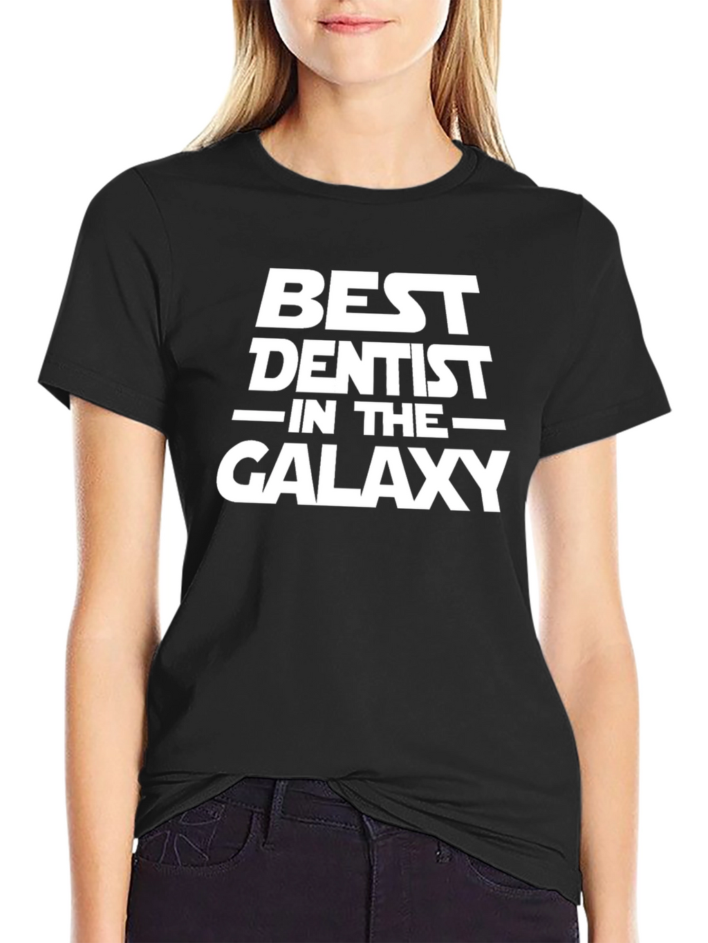 Best Dentist in the Galaxy Black T-Shirt