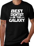 Best Dentist in the Galaxy Black T-Shirt