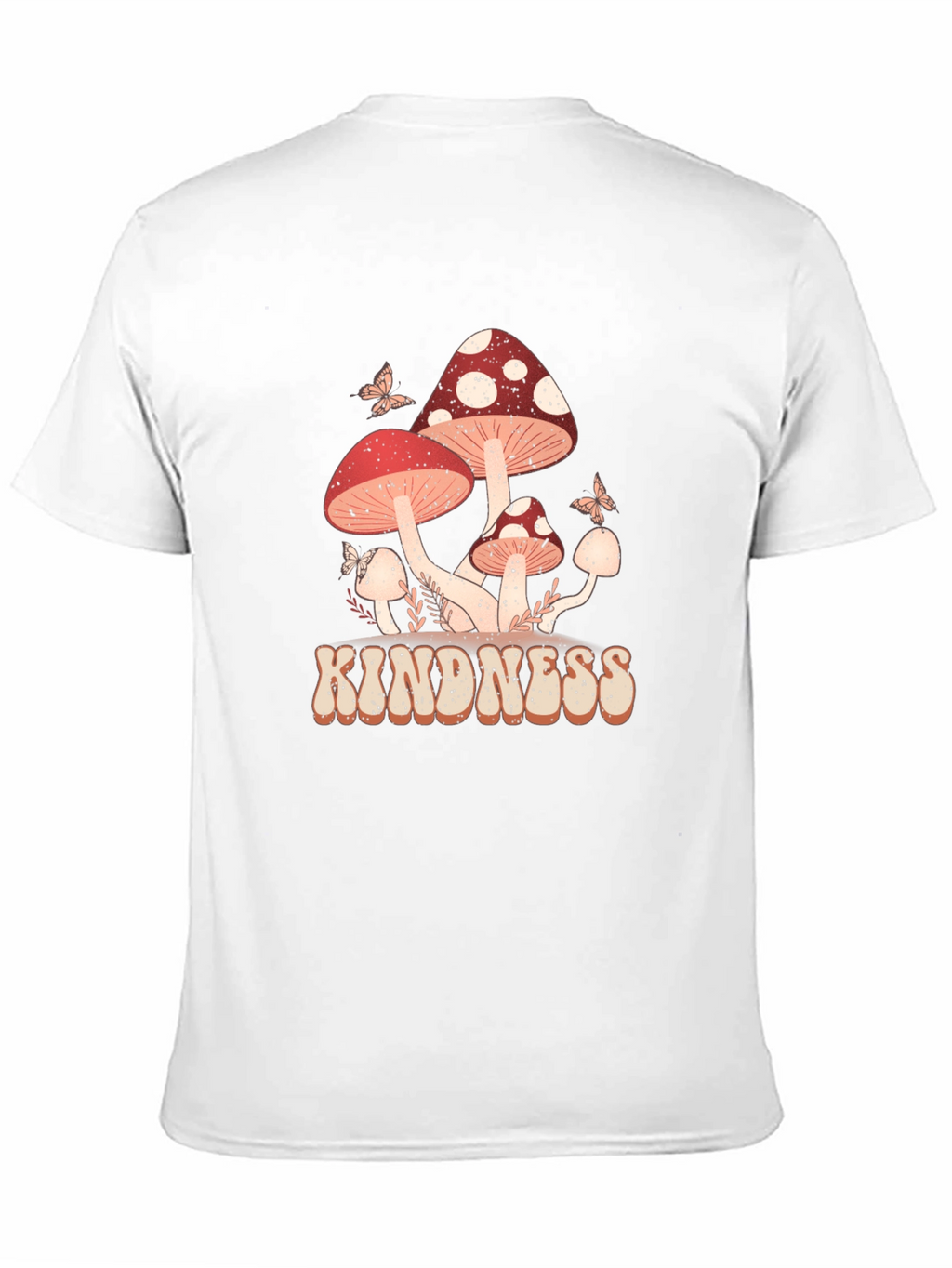 Kindness Mushroom Graphic T-Shirt - Black