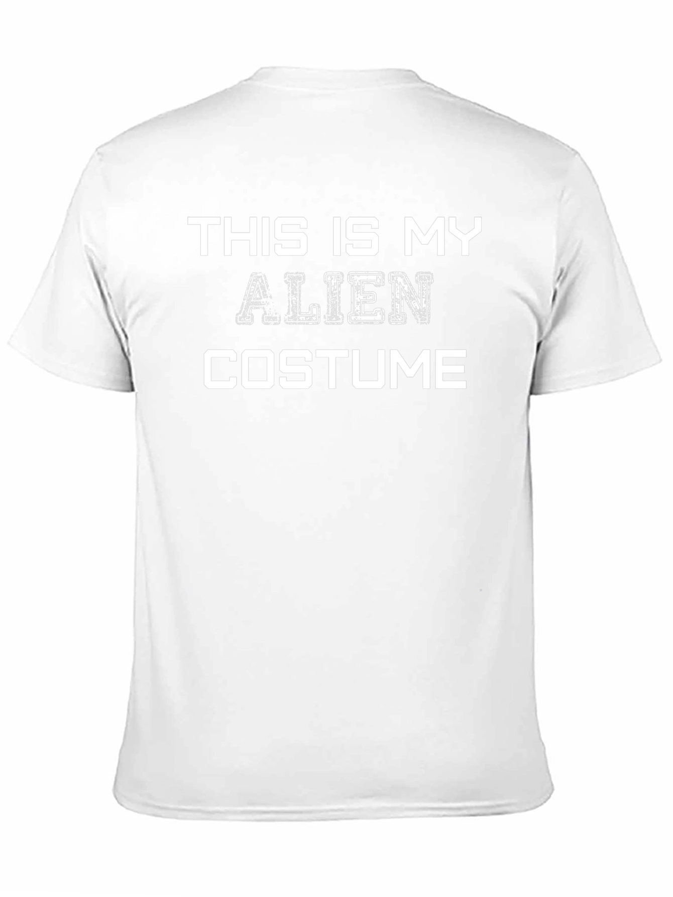 This Is My Alien Costume Black T-Shirt
