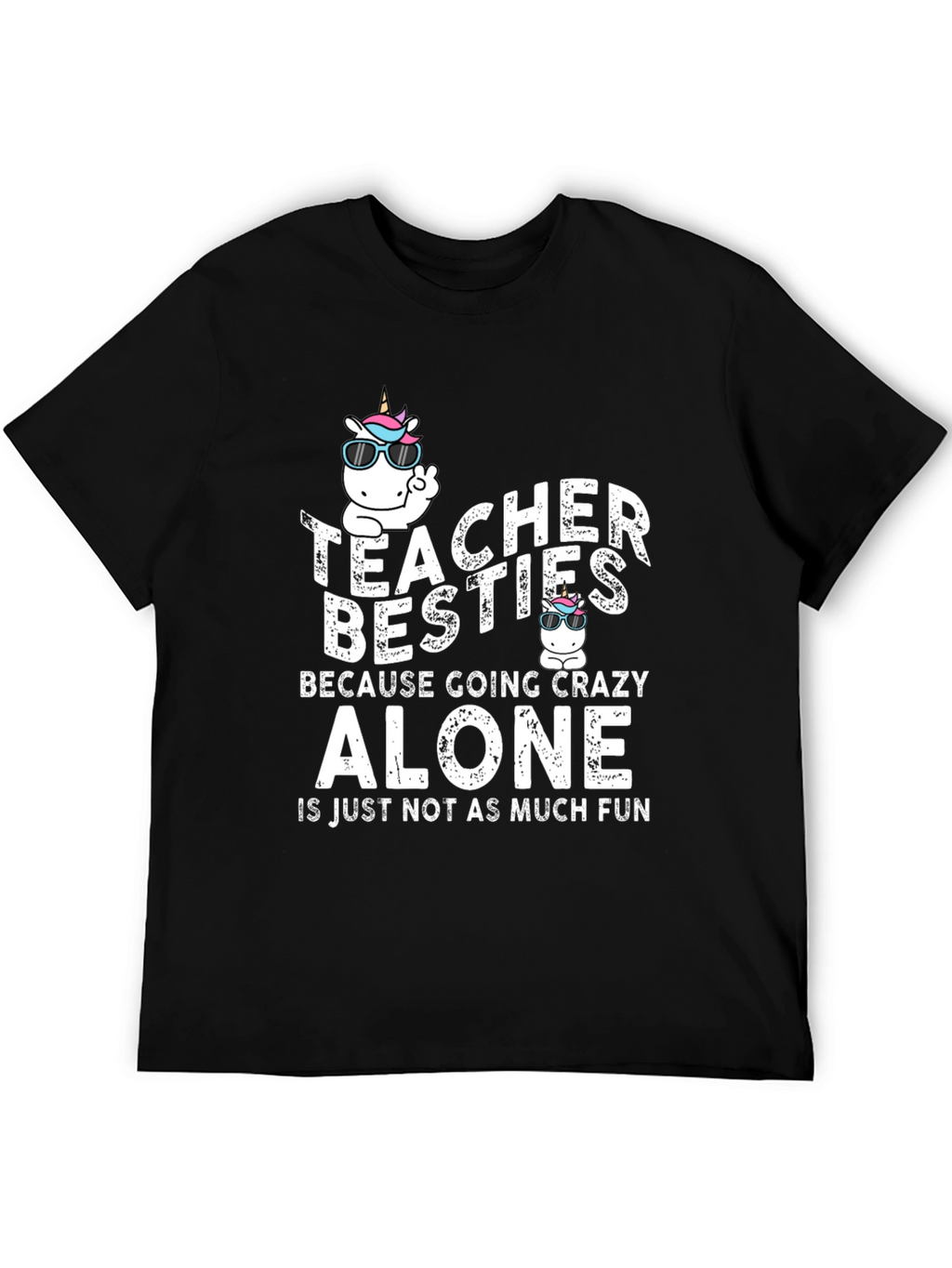 Teacher Besties Unicorn T-Shirt