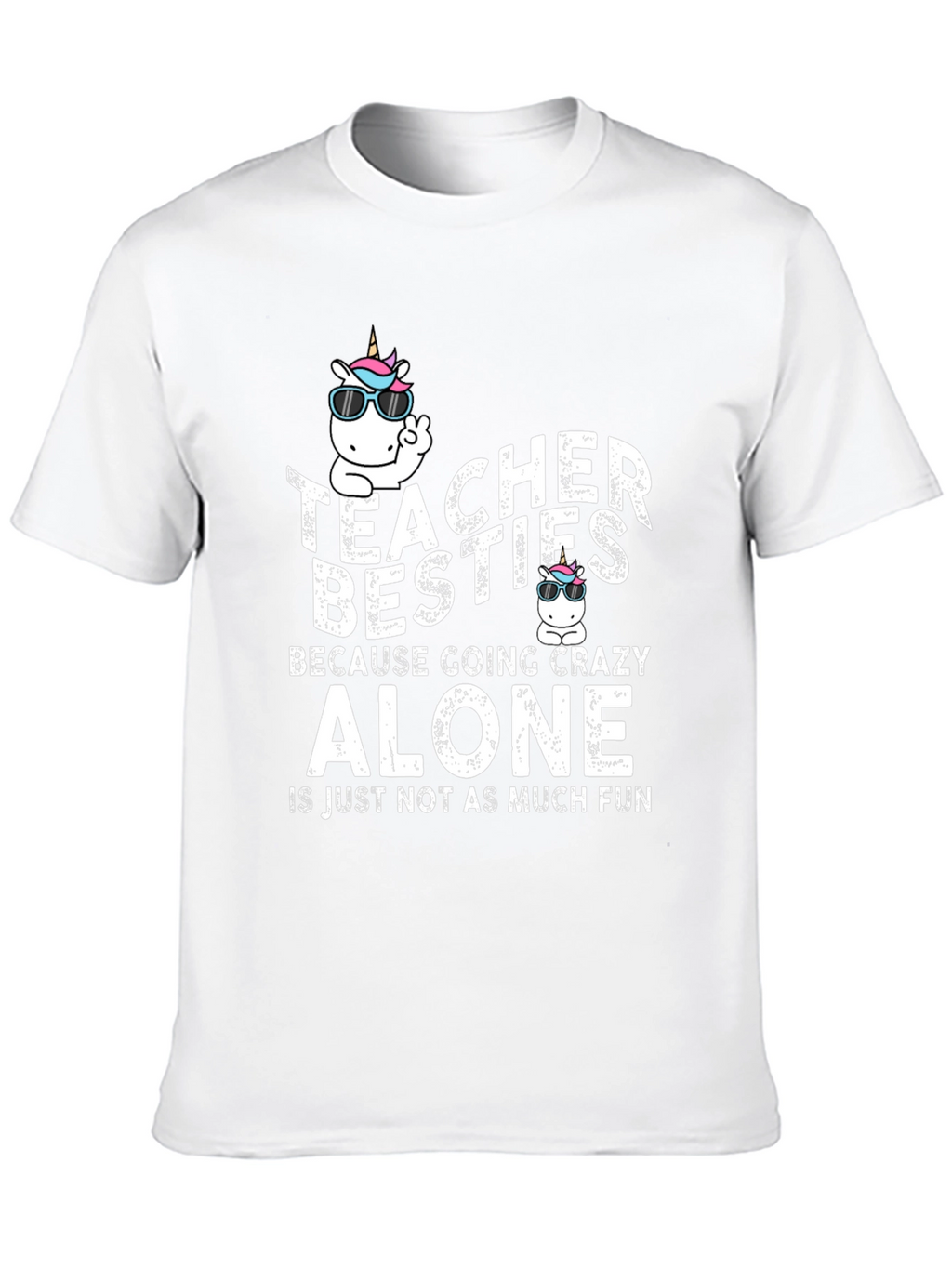 Teacher Besties Unicorn T-Shirt