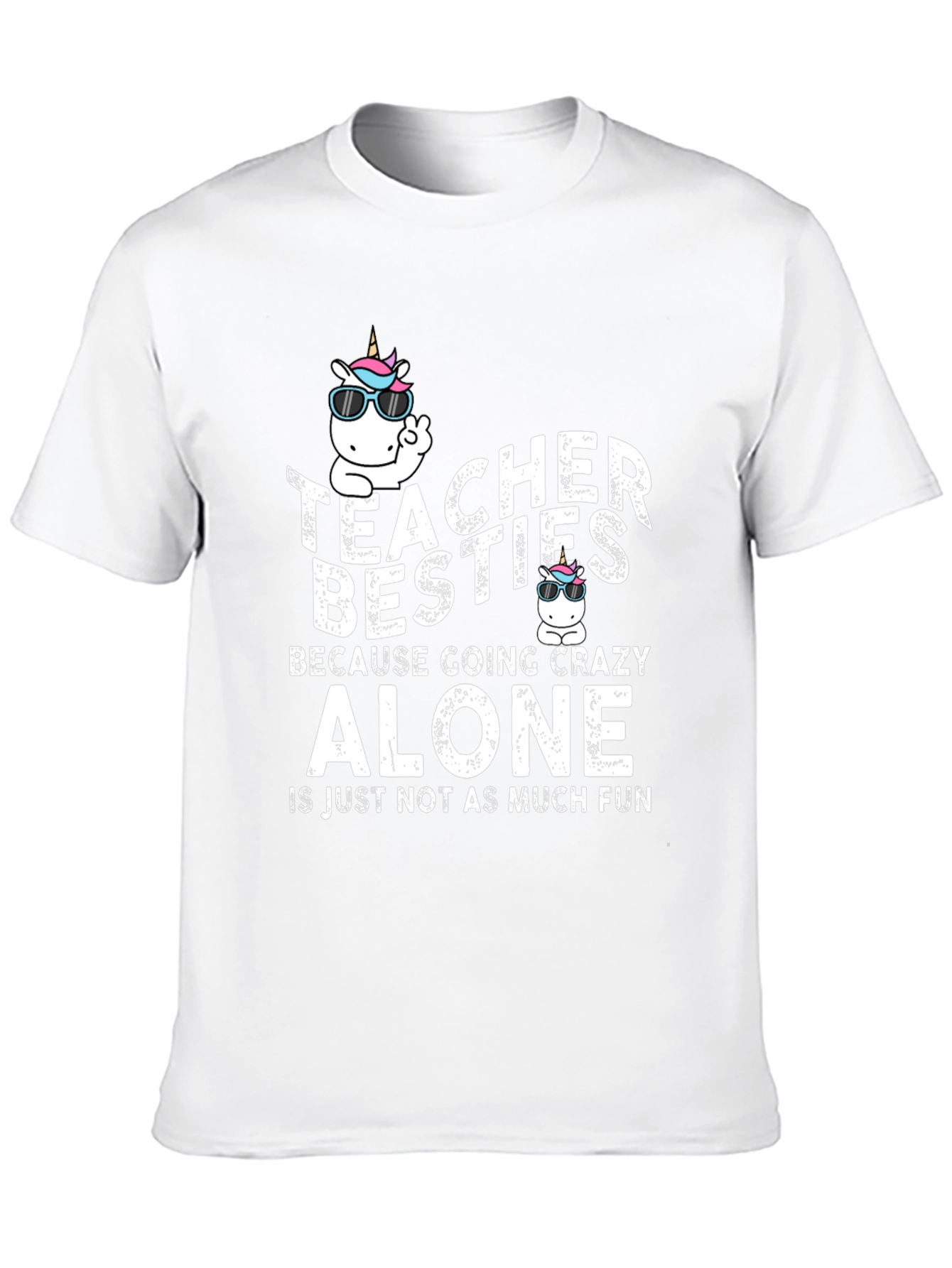 Teacher Besties Unicorn T-Shirt