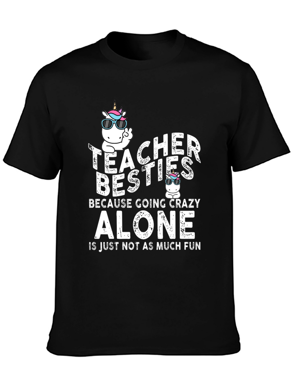 Teacher Besties Unicorn T-Shirt