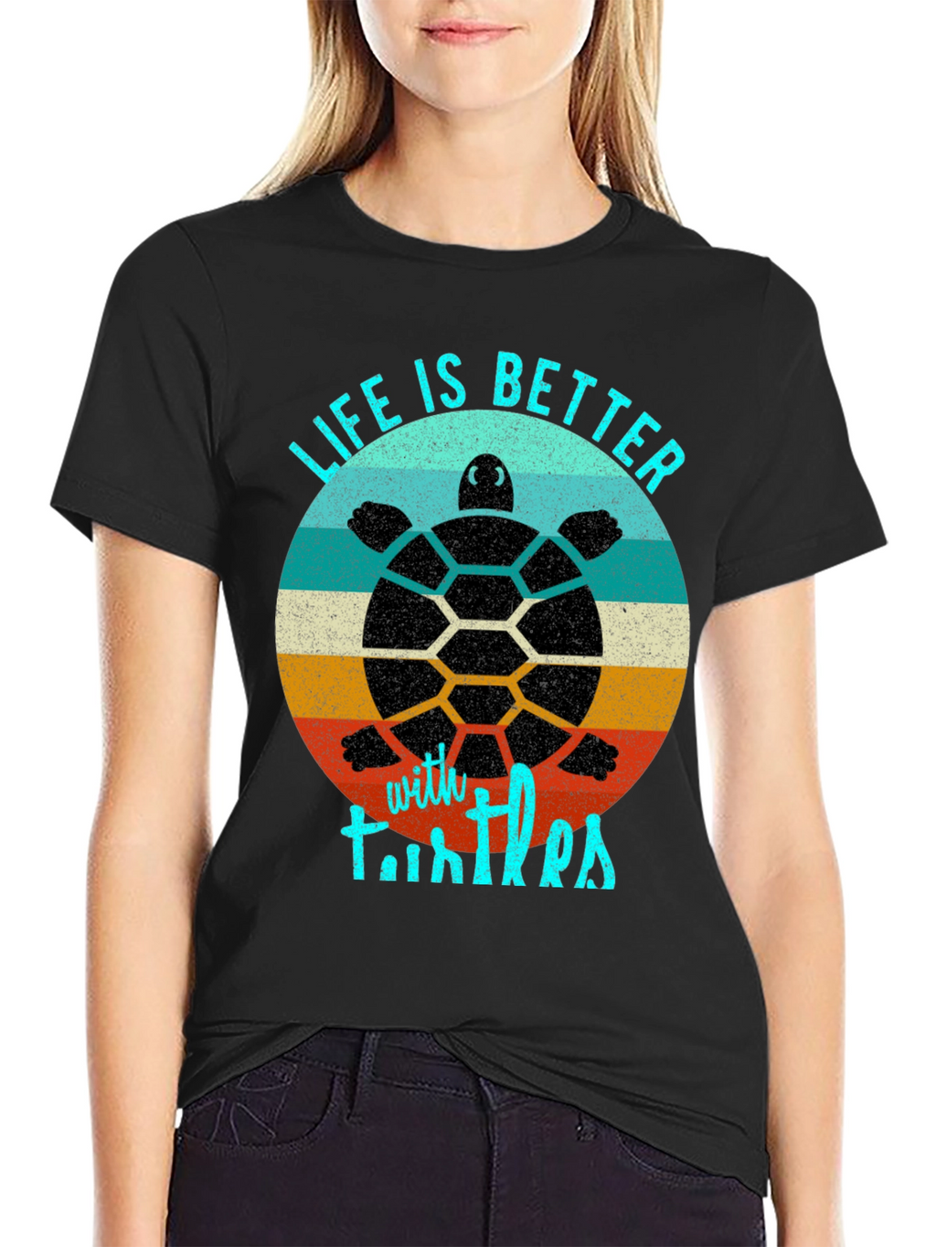 Life is Better with Turtles Graphic Tee