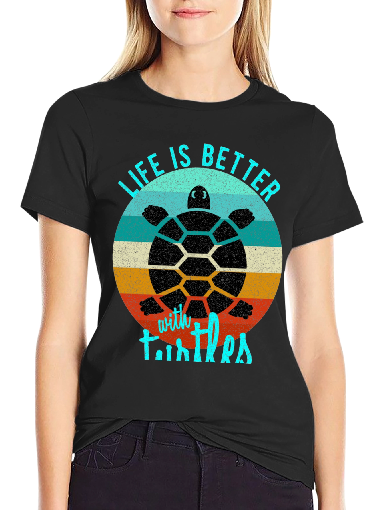 Life is Better with Turtles Graphic Tee