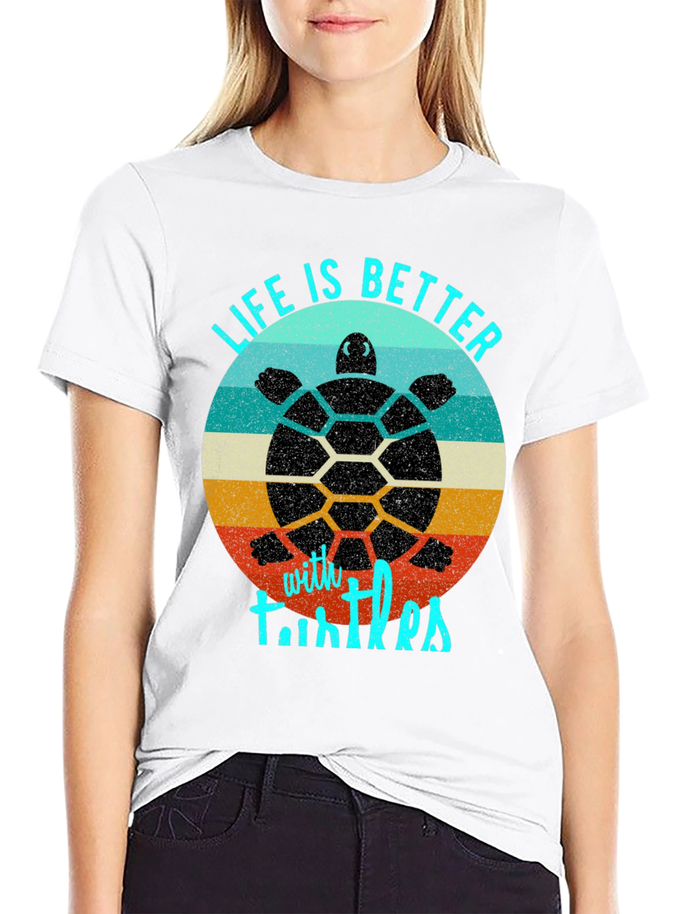 Life is Better with Turtles Graphic Tee