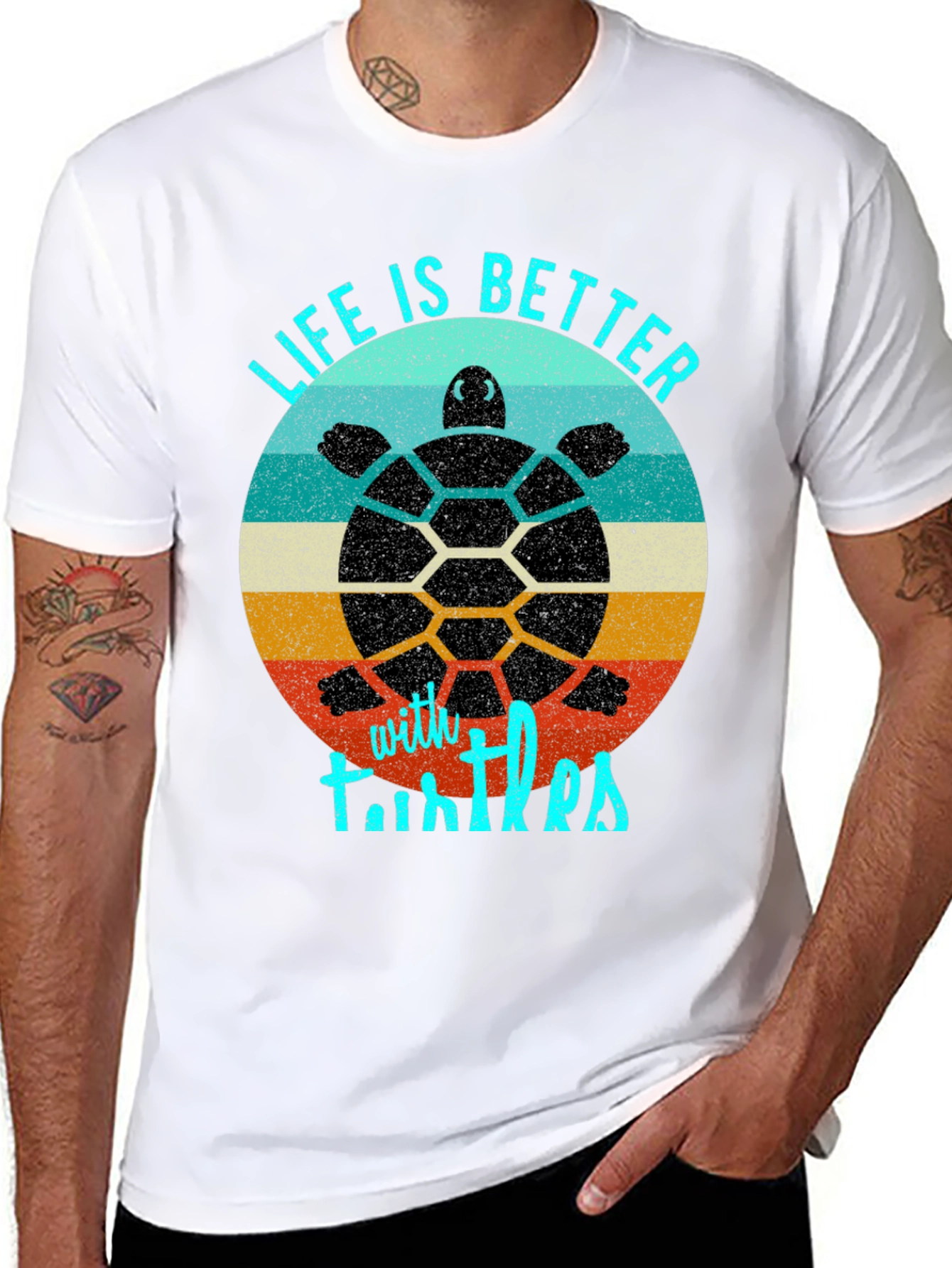 Life is Better with Turtles Graphic Tee