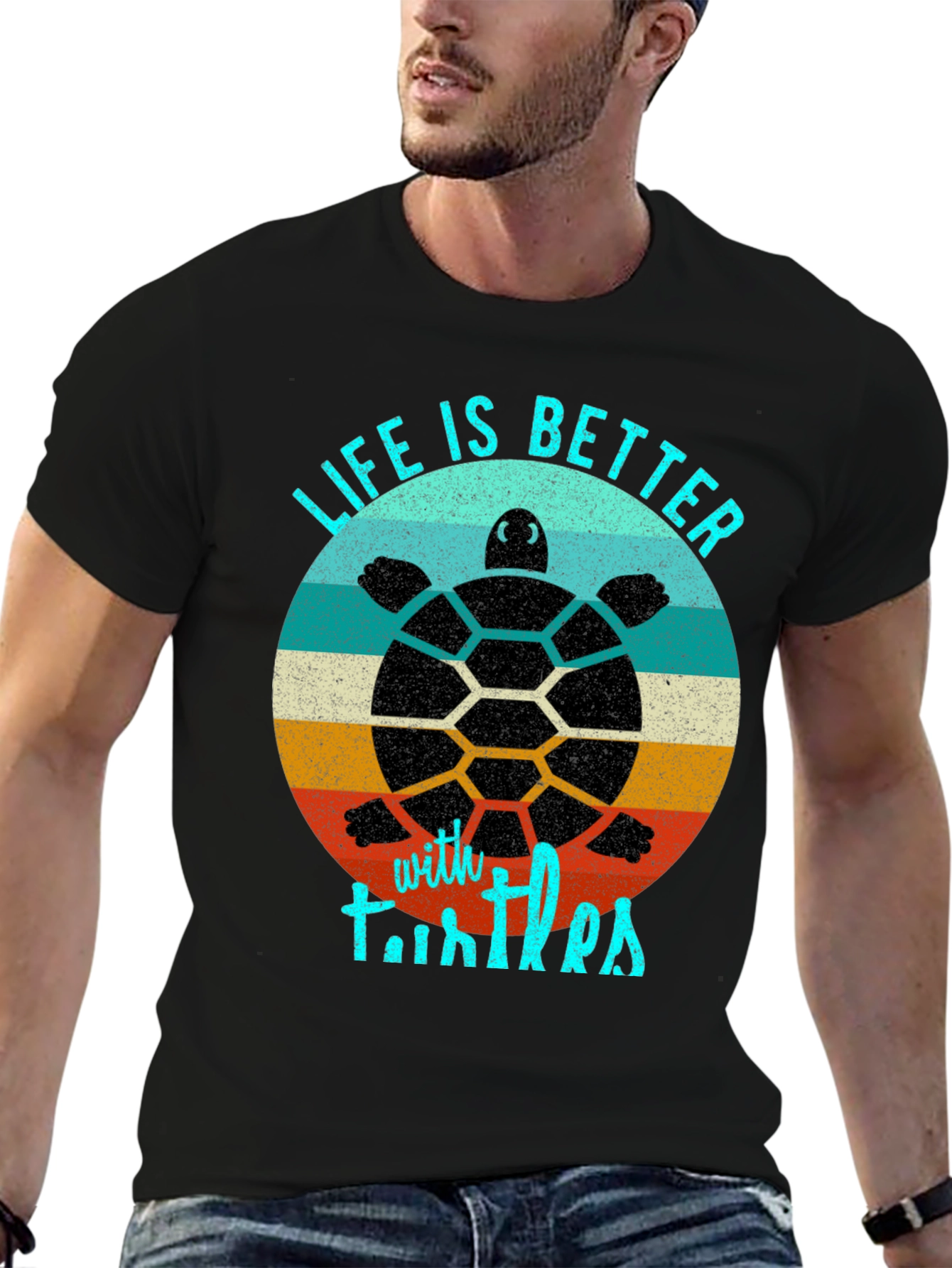 Life is Better with Turtles Graphic Tee
