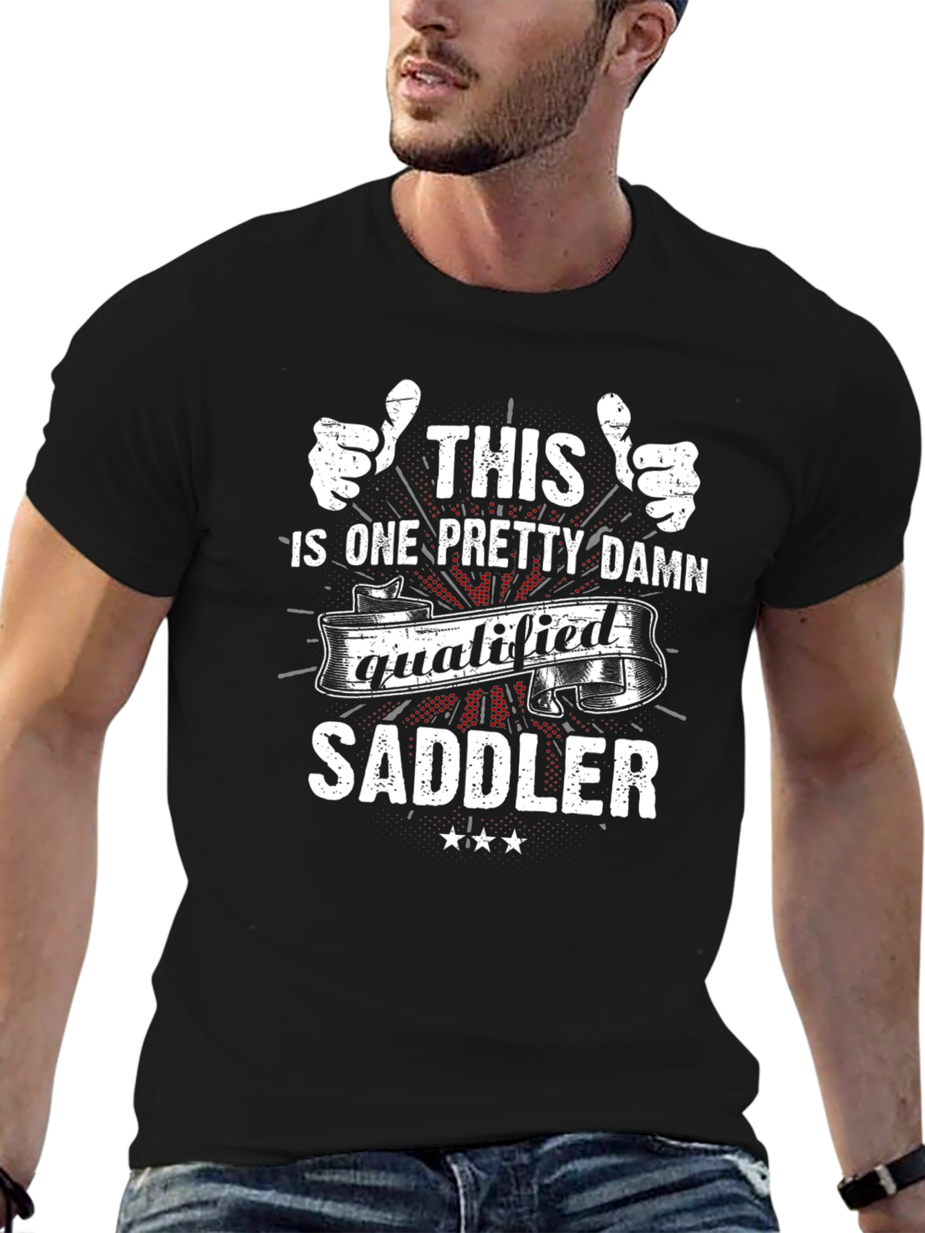 Qualified Saddler T-Shirt - Gift for Saddlers