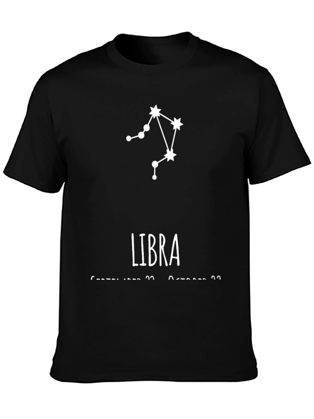 Libra Zodiac Constellation Graphic Tee