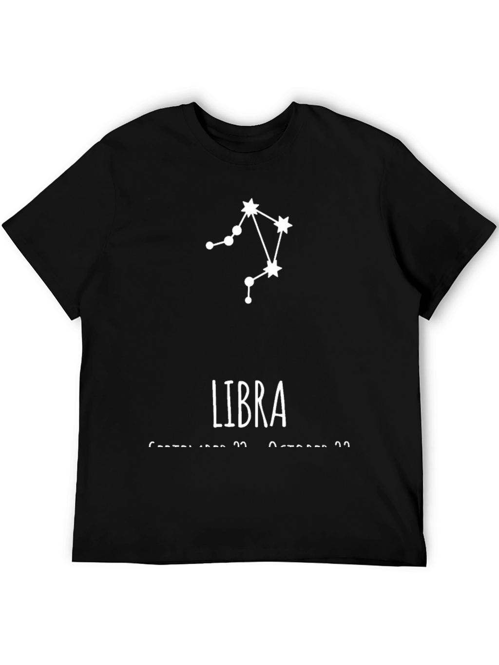 Libra Zodiac Constellation Graphic Tee