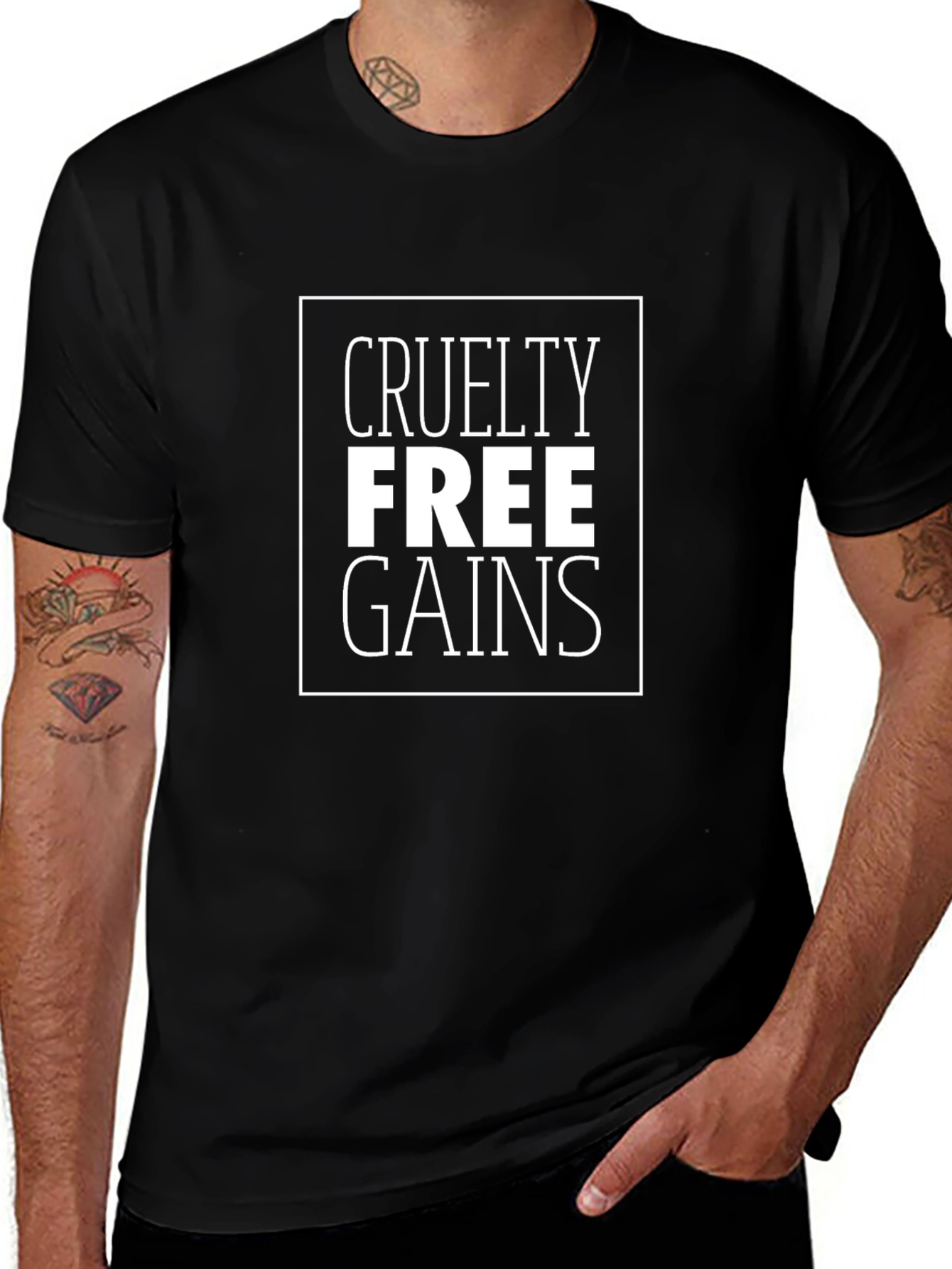 Cruelty Free Gains Graphic T-Shirt