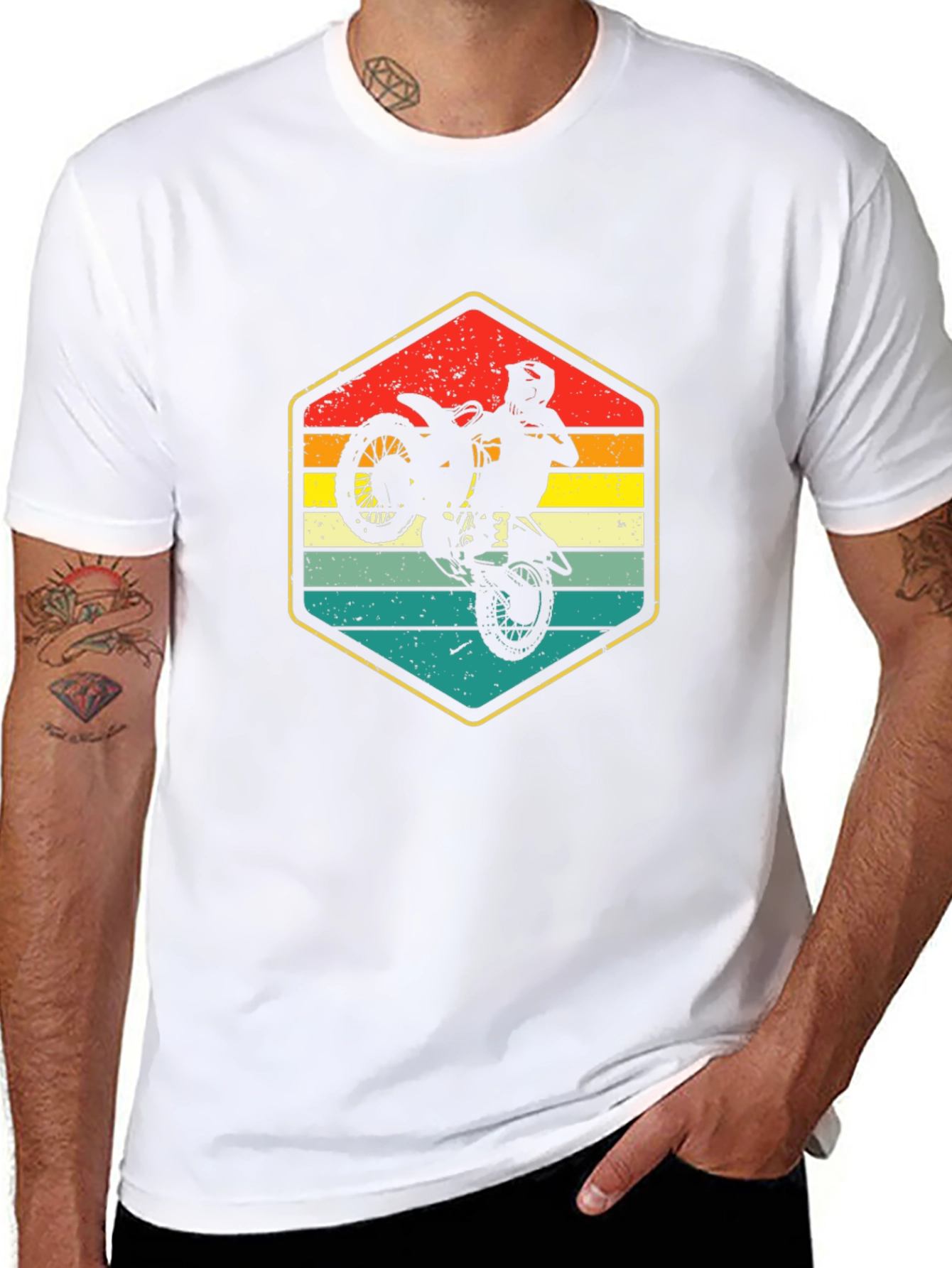 Retro Motocross Graphic T-Shirt