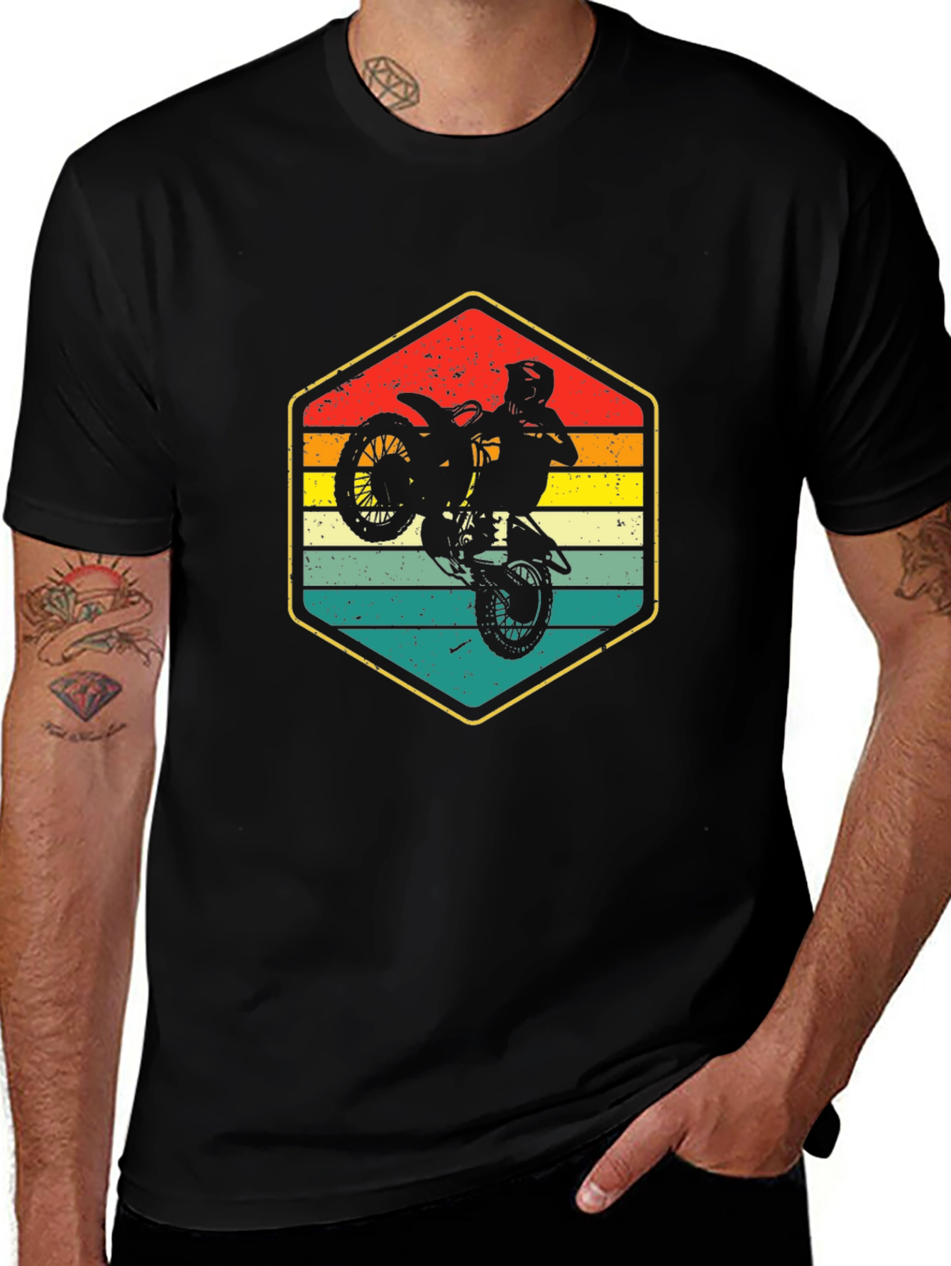 Retro Motocross Graphic T-Shirt