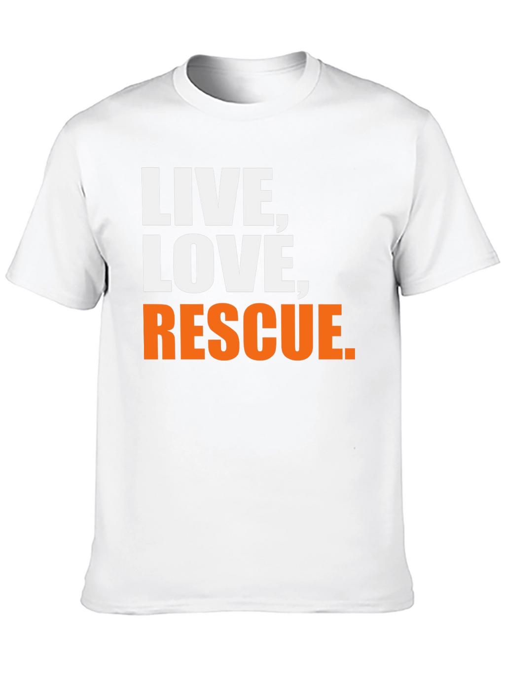 Live Love Rescue Black T-Shirt