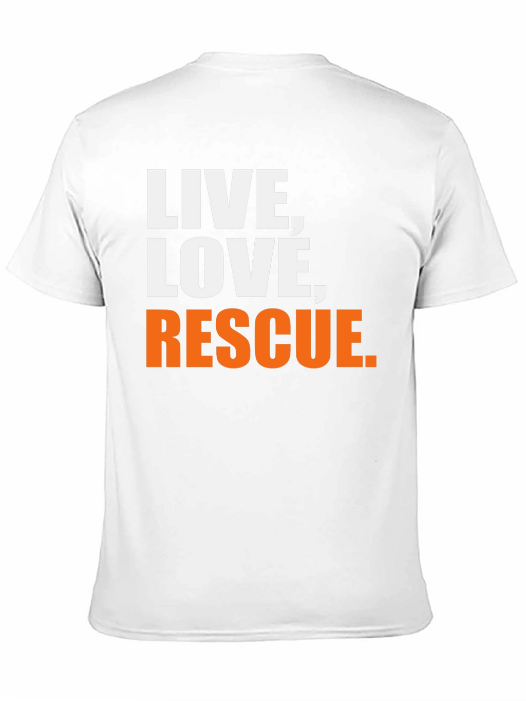 Live Love Rescue Black T-Shirt