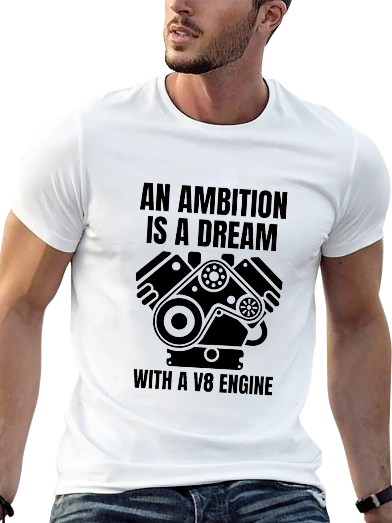 Ambition V8 Engine Graphic Tee