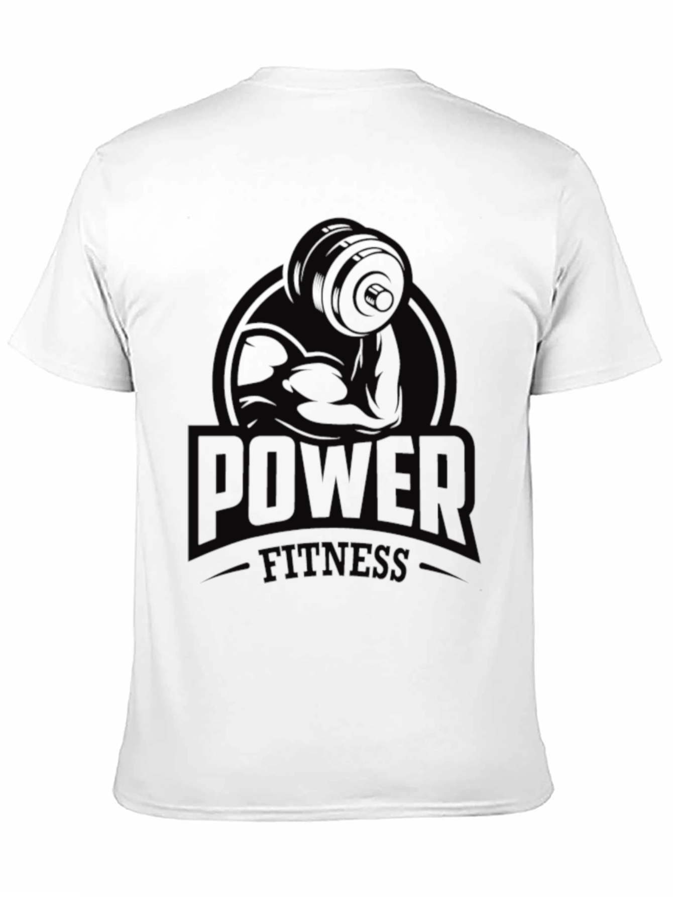 Power Fitness Graphic Tee - Mens Black T-Shirt