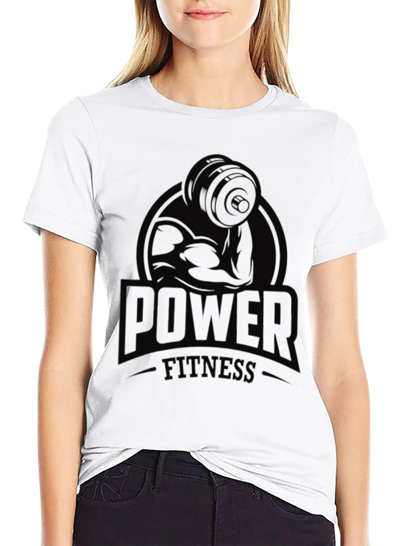 Power Fitness Graphic Tee - Mens Black T-Shirt