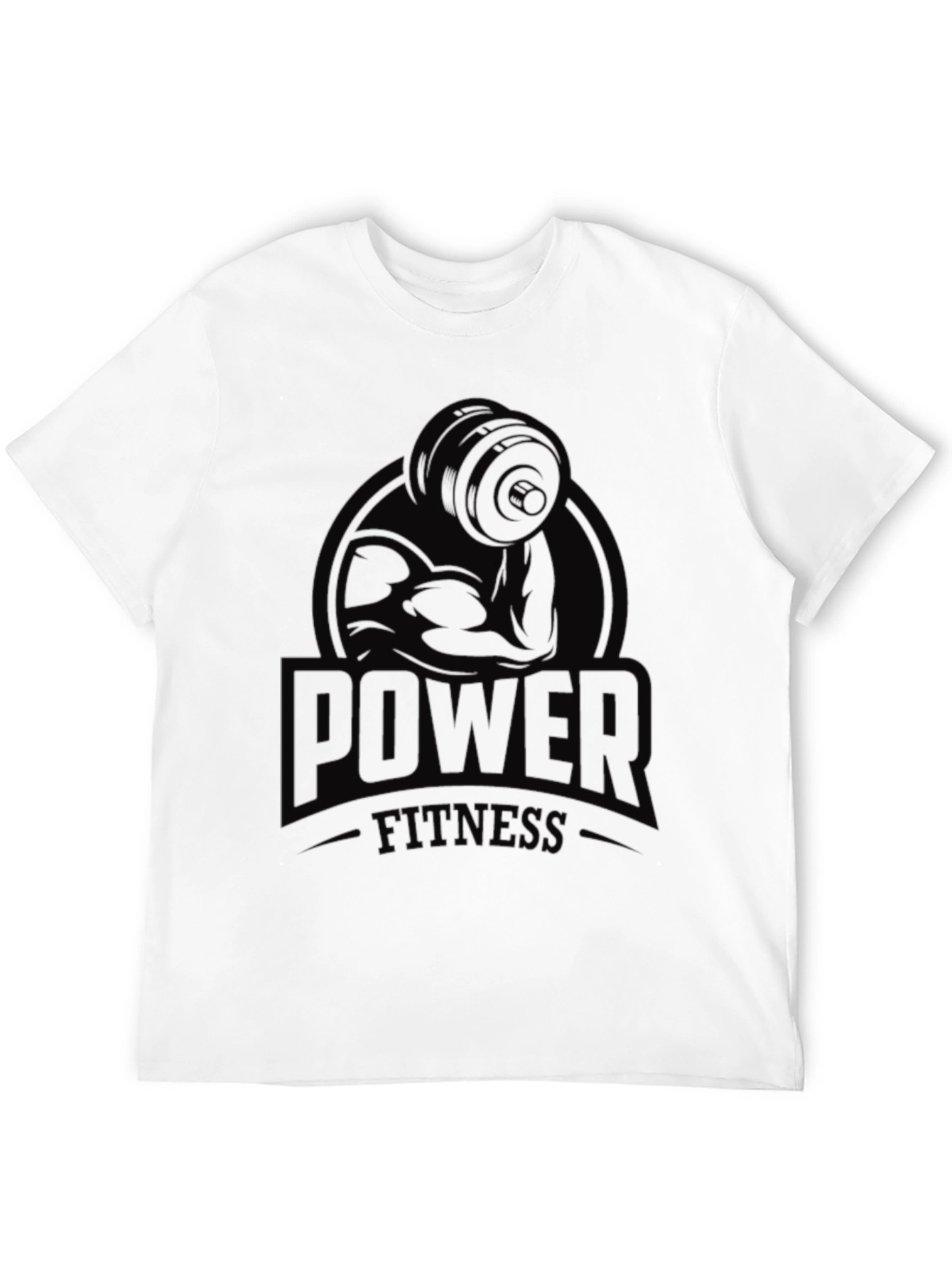 Power Fitness Graphic Tee - Mens Black T-Shirt