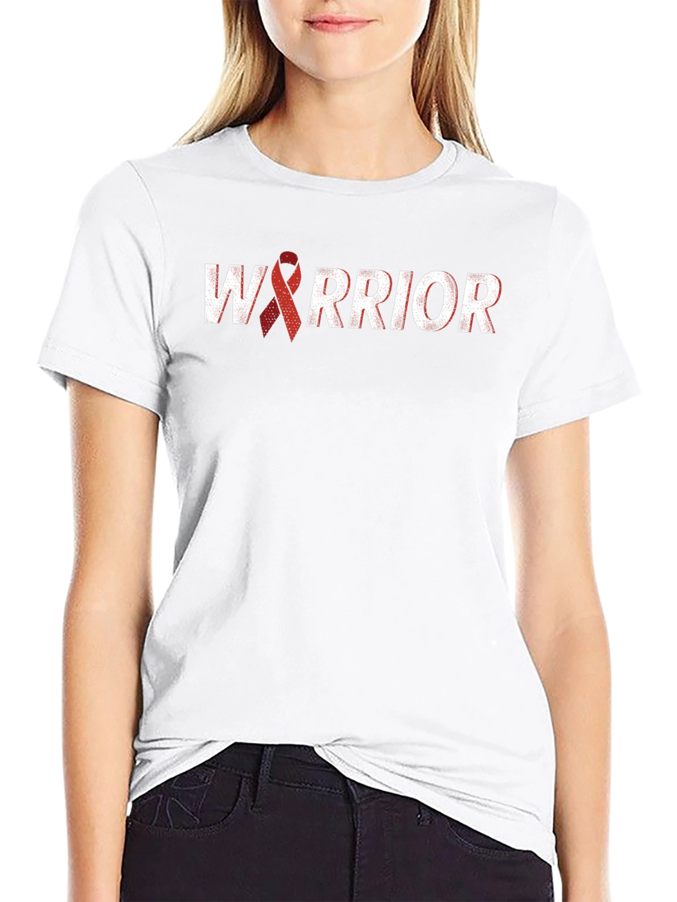 Warrior Ribbon Graphic T-Shirt