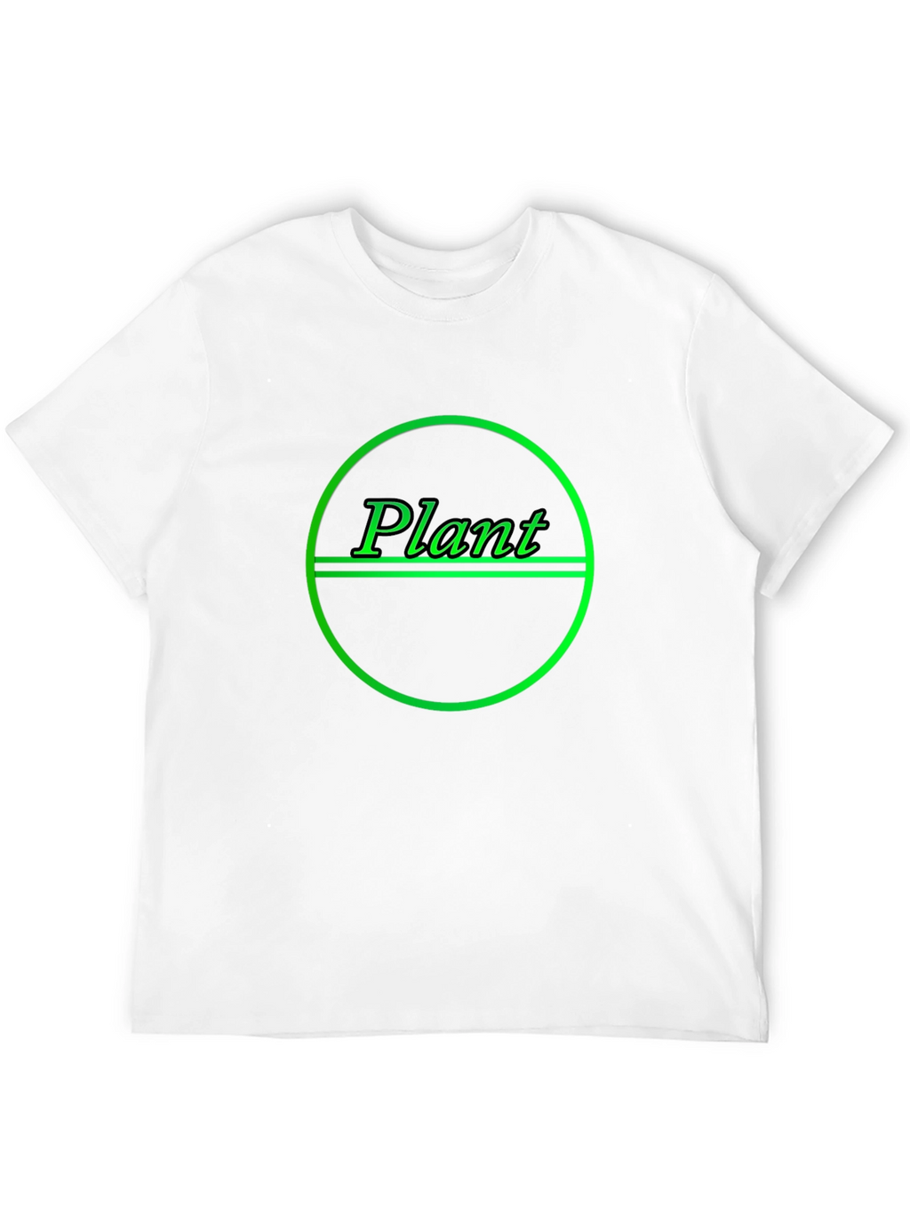 Plant Graphic T-Shirt - Black