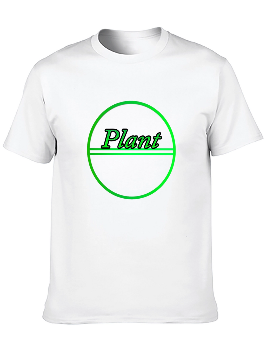 Plant Graphic T-Shirt - Black