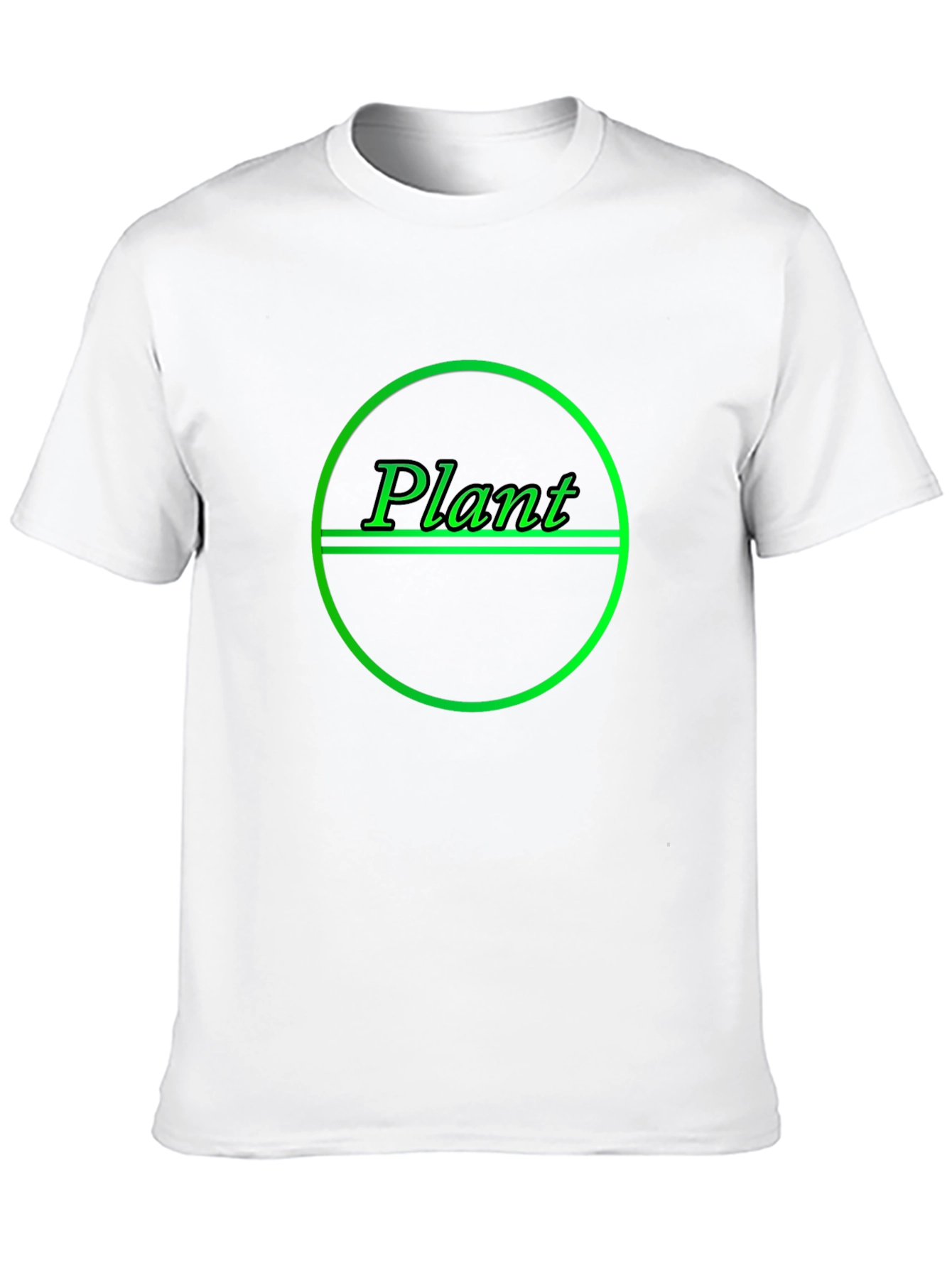 Plant Graphic T-Shirt - Black