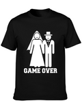 Game Over Wedding Humor T-Shirt