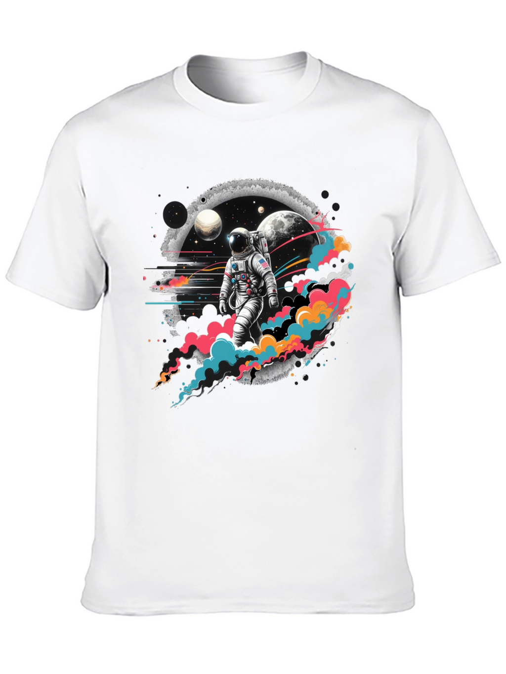 Astronaut Graphic Print T-Shirt