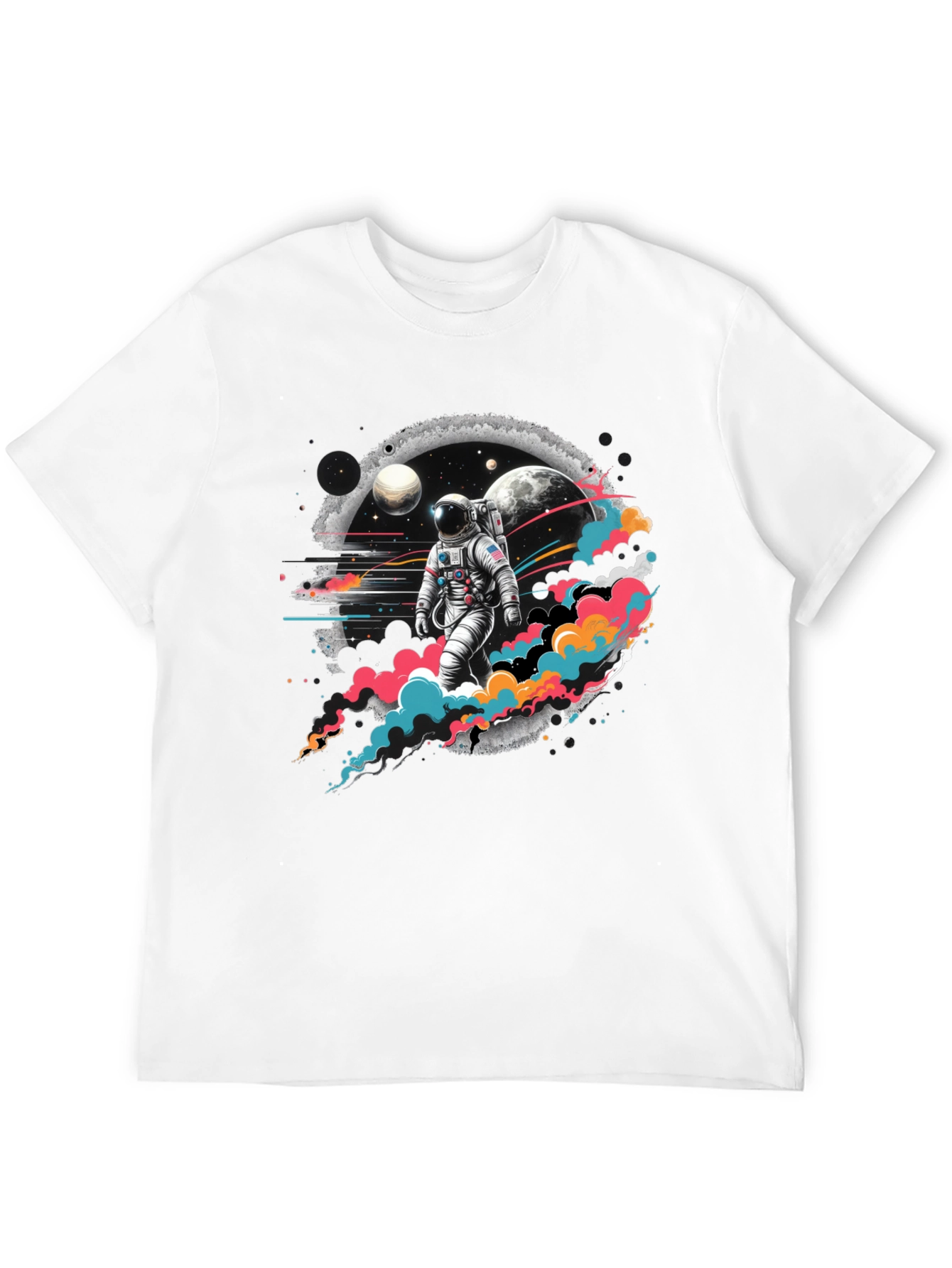 Astronaut Graphic Print T-Shirt