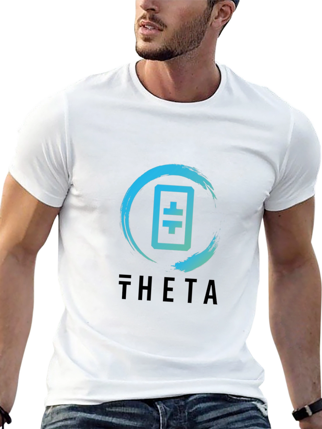 Theta Crypto T-Shirt - Black Tee