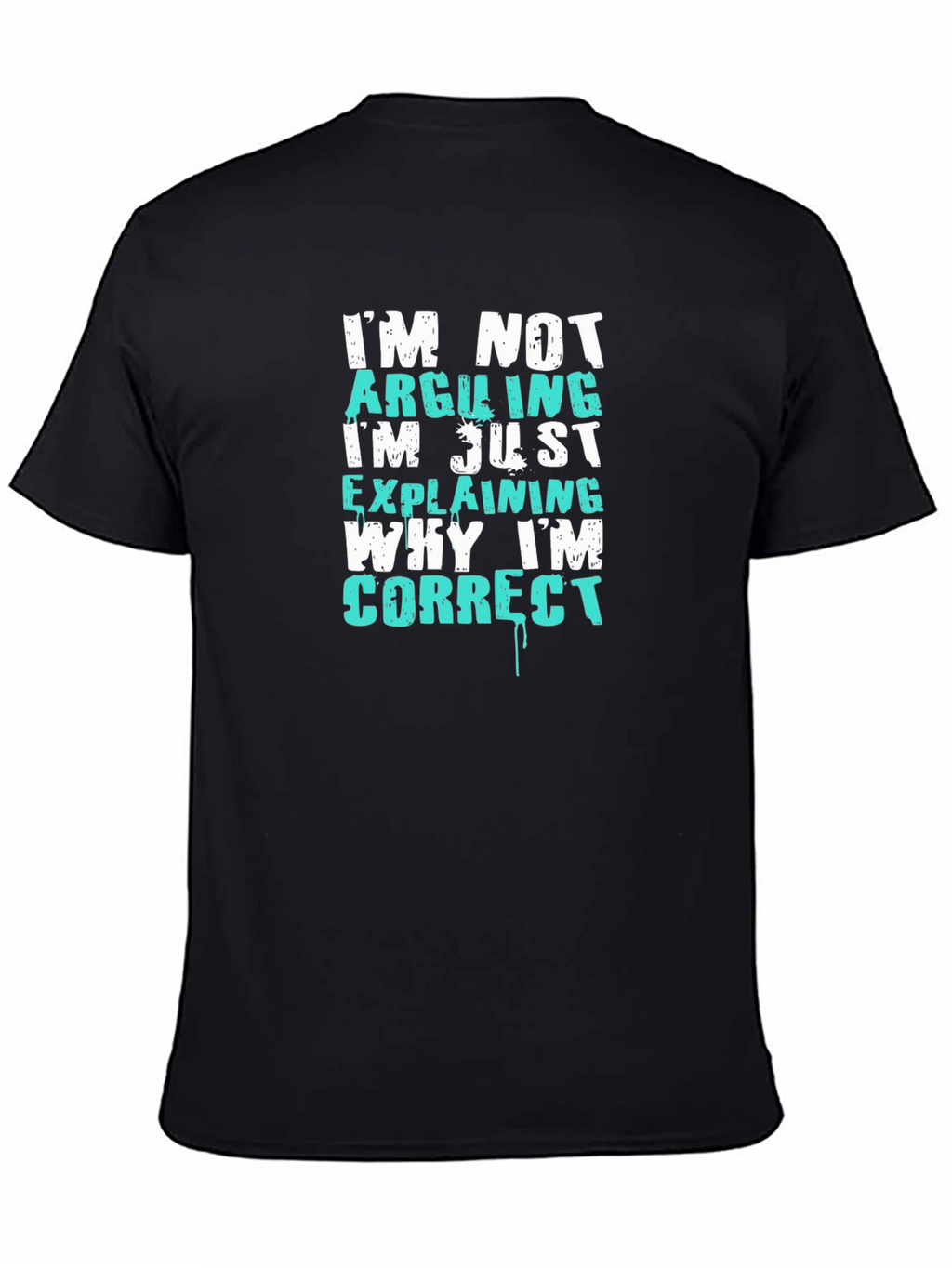 Funny Sarcastic T-Shirt - Im Not Arguing