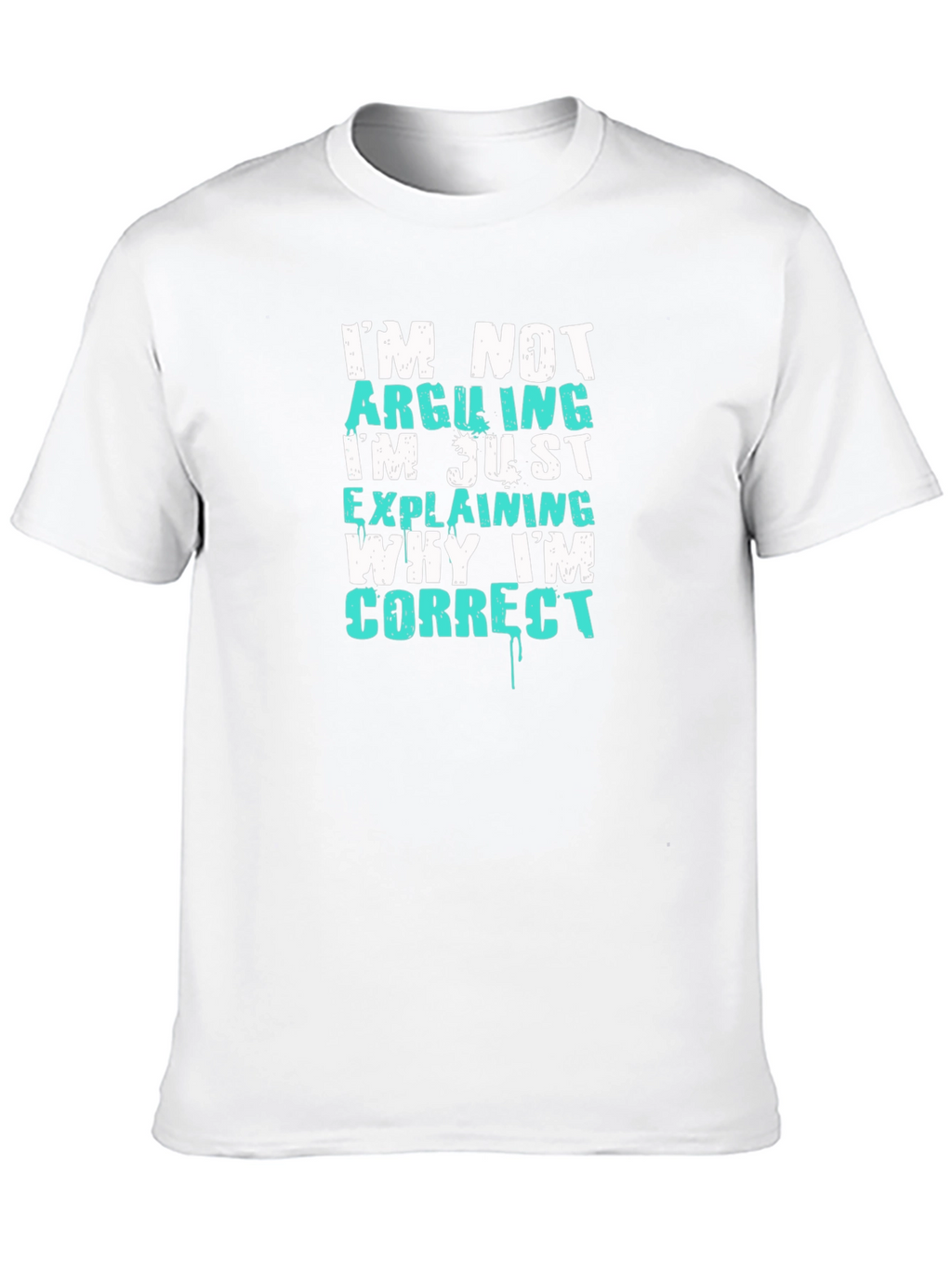 Funny Sarcastic T-Shirt - Im Not Arguing