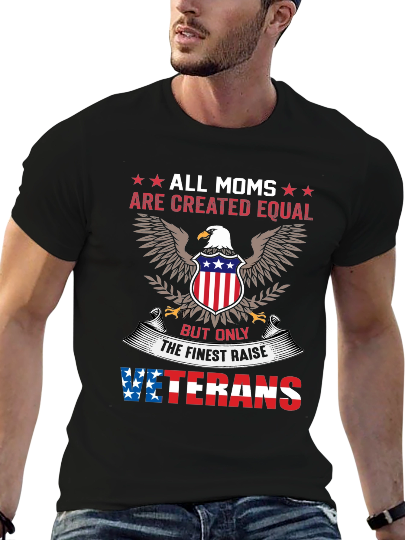 All Moms Created Equal Veterans T-Shirt