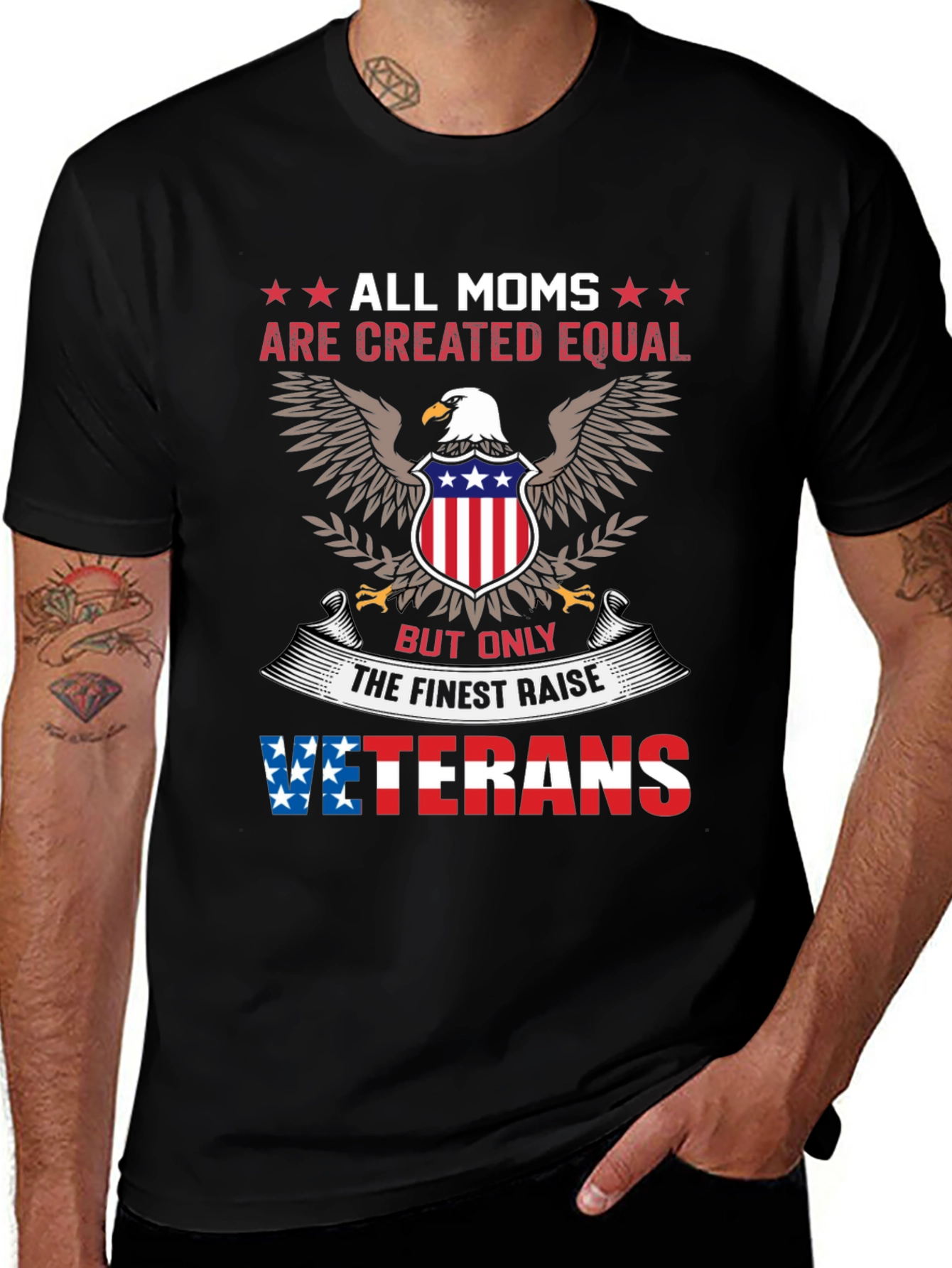 All Moms Created Equal Veterans T-Shirt