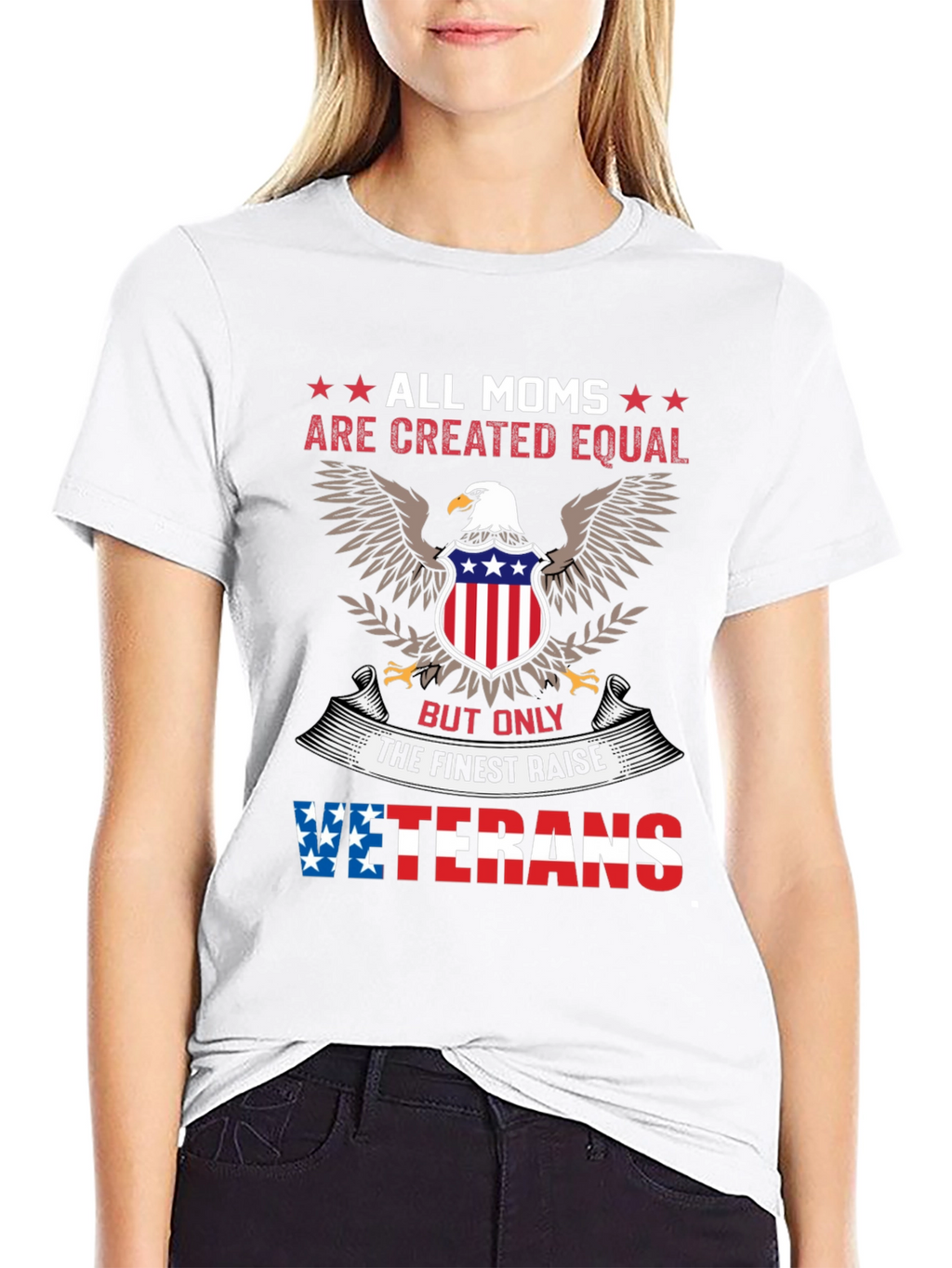 All Moms Created Equal Veterans T-Shirt